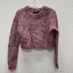 Gap Girls Pink Sweater Round Neck  Acrylic Wool Pullover Jumper Size Small